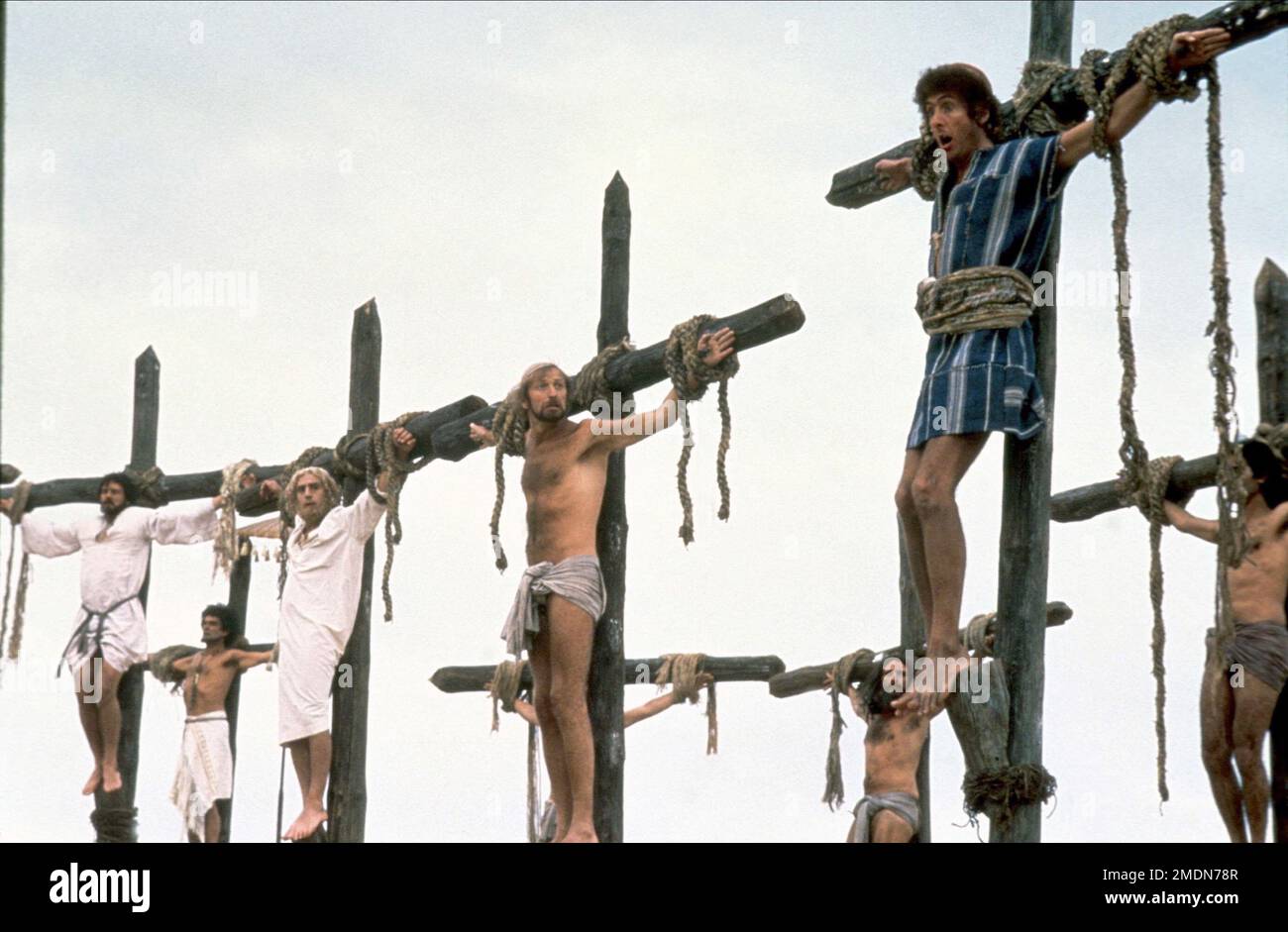 Vie de la scène de la crucifixion de Brian Banque D'Images