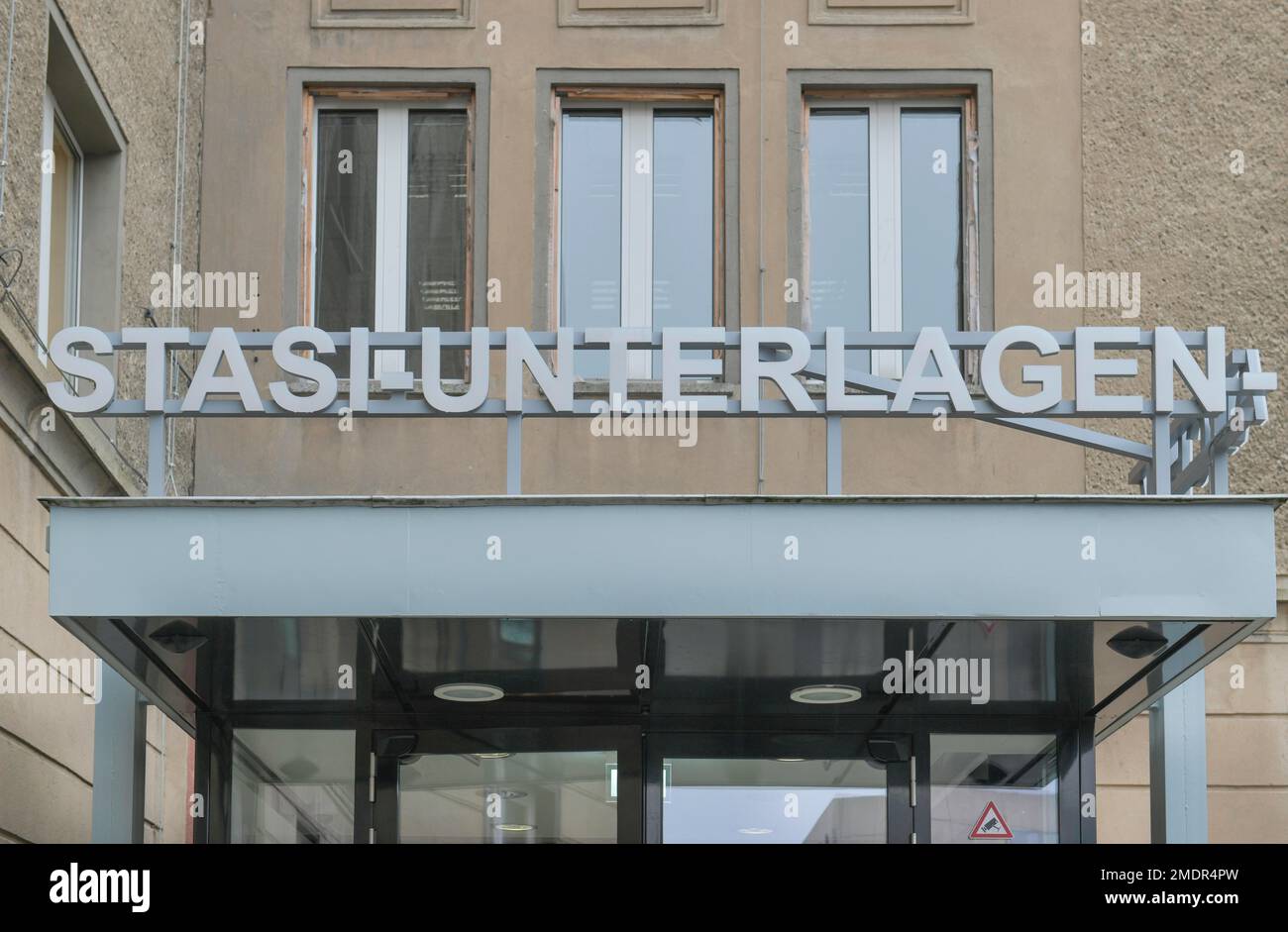 Maison 7, Archives Stasi, Ruschestrasse, Lichtenberg, Berlin, Allemagne Banque D'Images