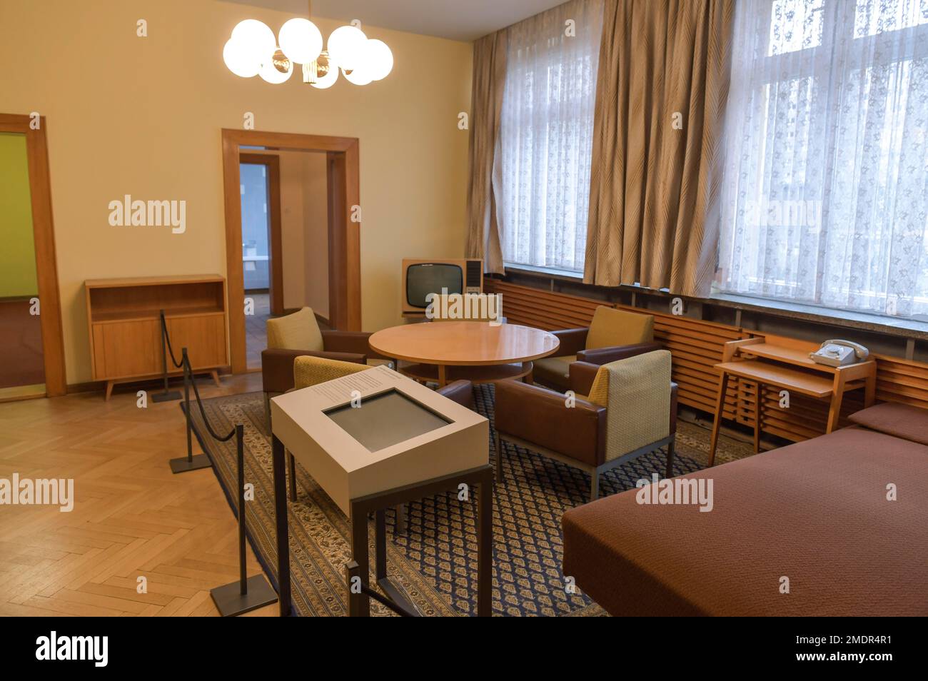 Erich Mielke Retreat, Maison 1, quartier général de Stasi, Ruschestrasse, Lichtenberg, Berlin, Allemagne Banque D'Images