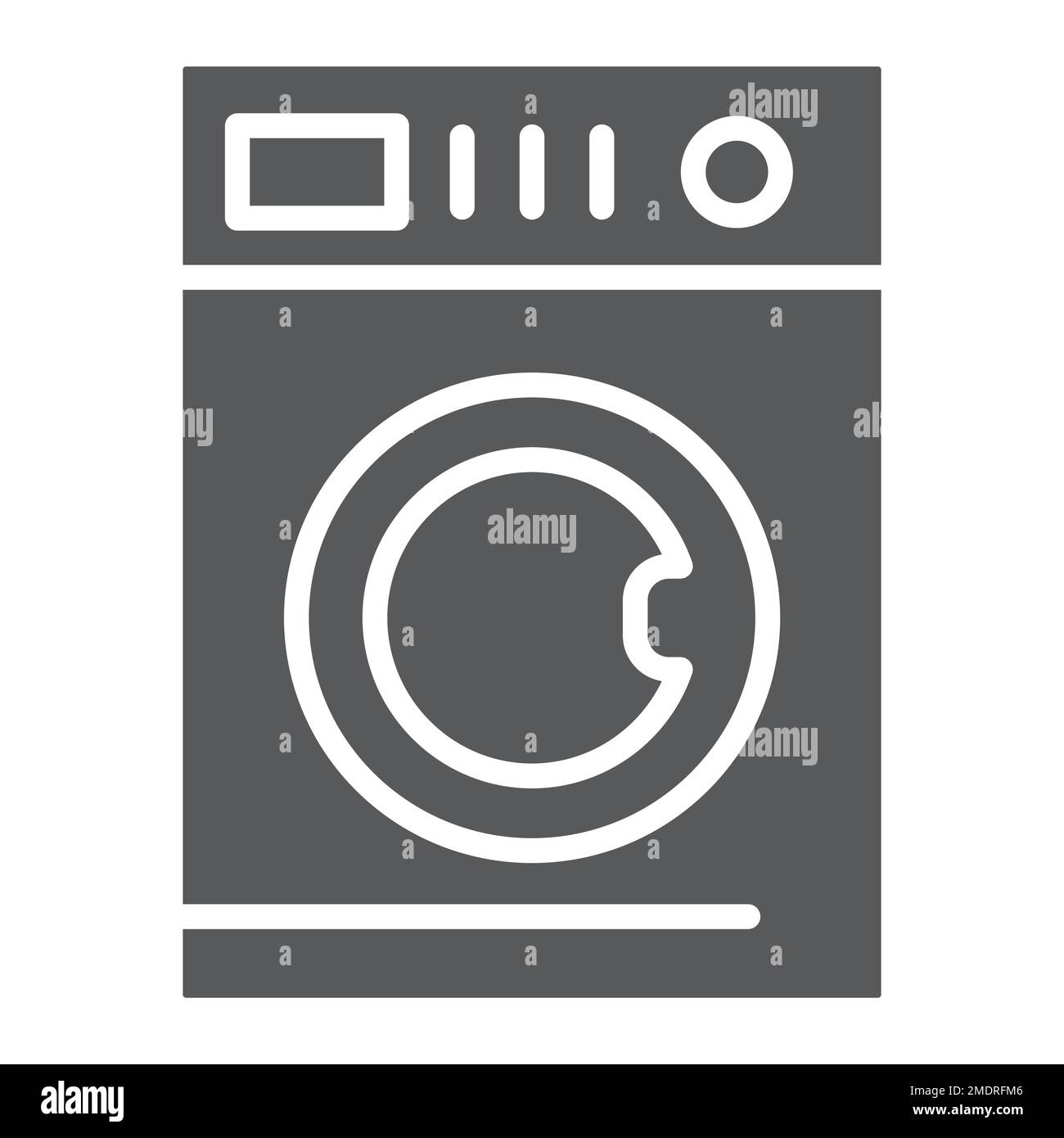 Icône de glyphe de lavage de voiture, lessive et nettoyage, panneau de machine à laver, graphiques vectoriels, un motif Uni sur un fond blanc, eps 10. Illustration de Vecteur