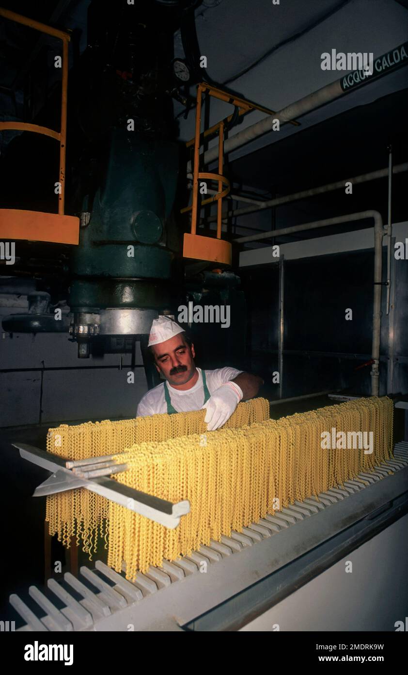 Italie Campania Gragnano Pasta Factory Banque D'Images