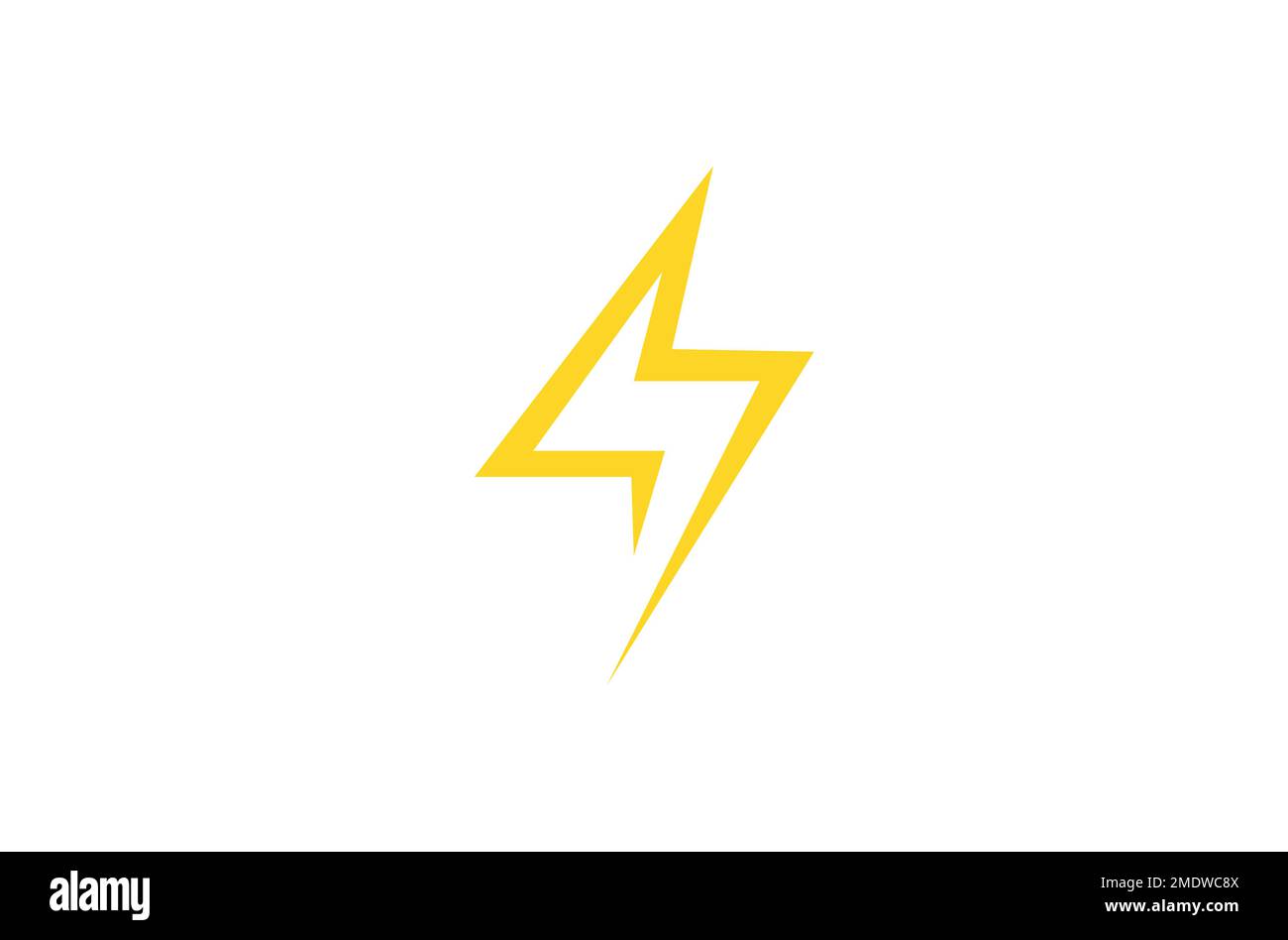 logo abstrait bolt thunder symbole vectoriel de conception d'icône Illustration de Vecteur