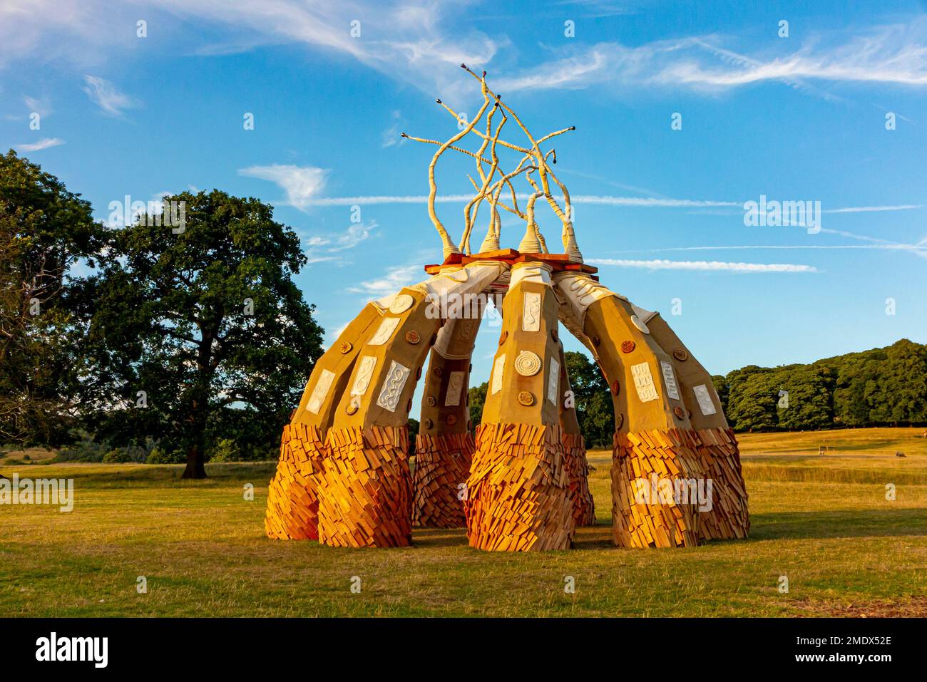 Sculpture de Releve par Rebekah Waites exposée à l'exposition des Horizons radicaux du Burning