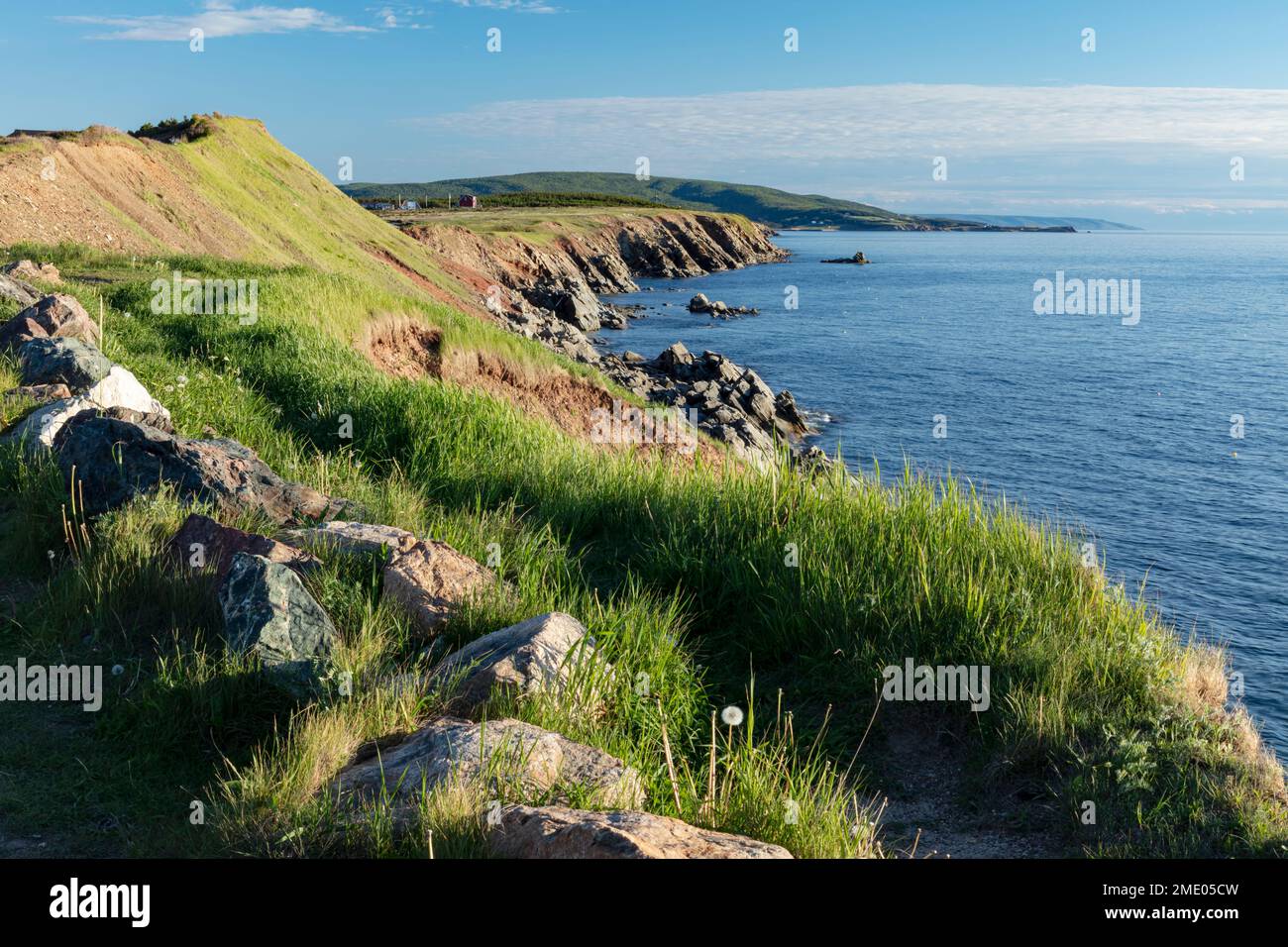 Le Cabot Trail, dans la province maritime canadienne de la Nouvelle-Écosse, est l'une des routes pittoresques les plus célèbres et les plus belles au monde. Banque D'Images