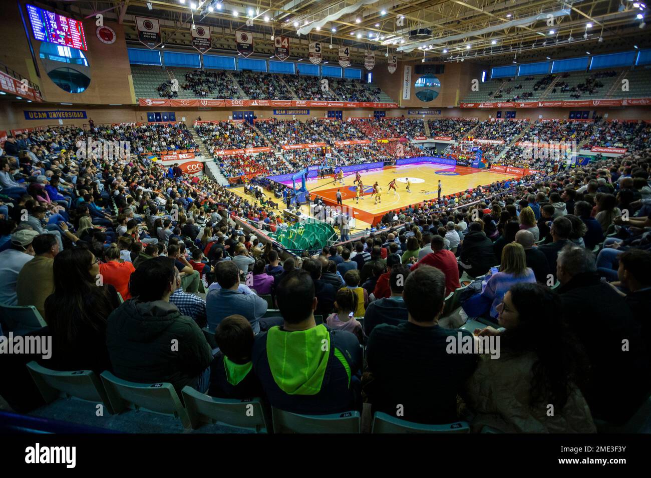 UCAM Murcia CB vs BARÇA, ACB, ligue de basket-ball Endesa, première division de basket-ball, ligue régulière, Jour 1, Palais des sports de Murcia, région de Murcia, Spa Banque D'Images