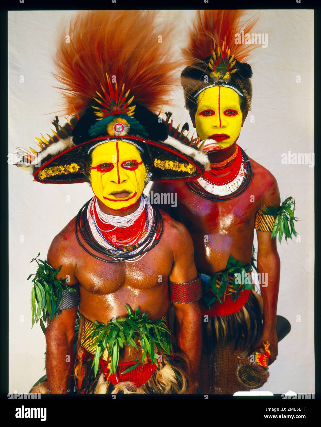 Paila et Gini de Koroba, dans les Highlands du Sud de la Papouasie-Nouvelle-Guinée Banque D'Images