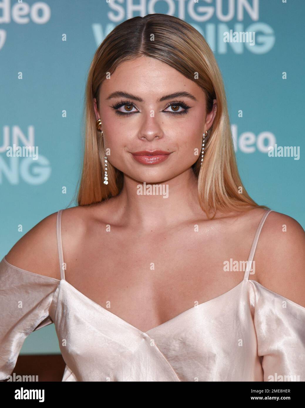 18 janvier 2023 - Hollywood, Californie - Hannah Kepple. Première à Los Angeles du film « Hot Gun Wedding » de Prime Video au TCL Chinese Theatre. (Credit image: © Billy Bennight/AdMedia via ZUMA Press Wire) USAGE ÉDITORIAL SEULEMENT! Non destiné À un usage commercial ! Banque D'Images