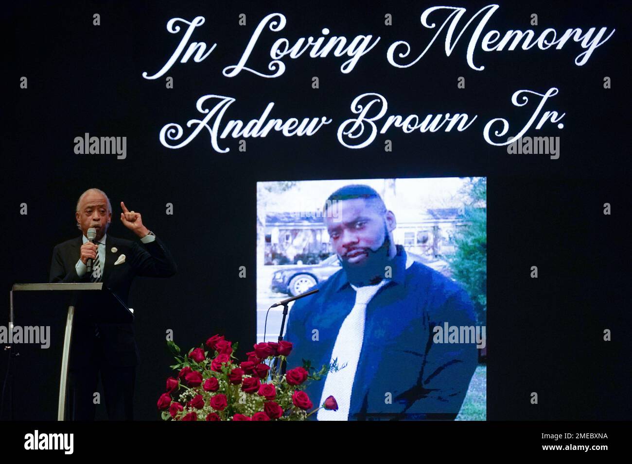 FILE - In this May 3, 2021, file photo Rev. Al Sharpton speaks during