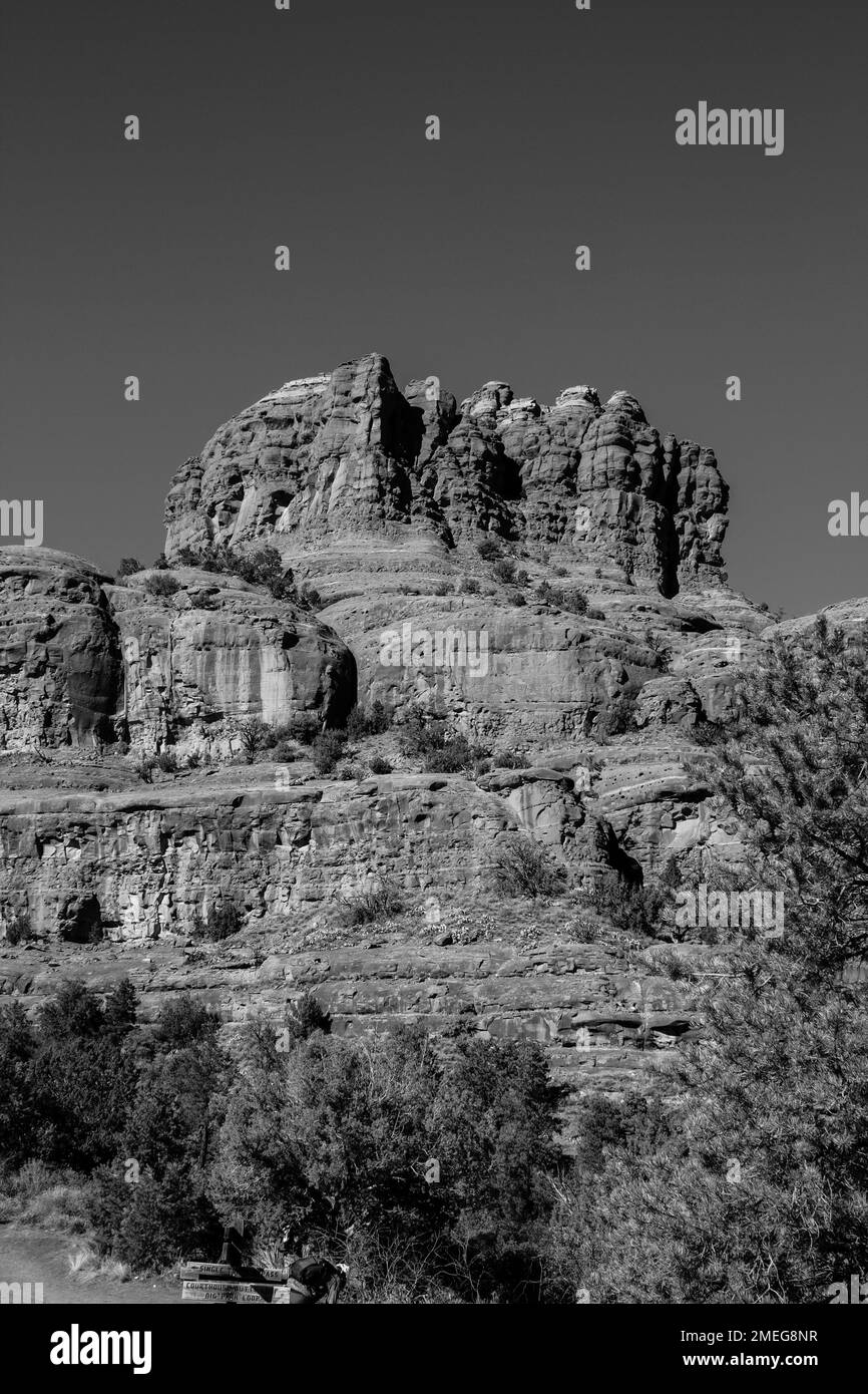 Affleurements rocheux de Sedona Banque D'Images