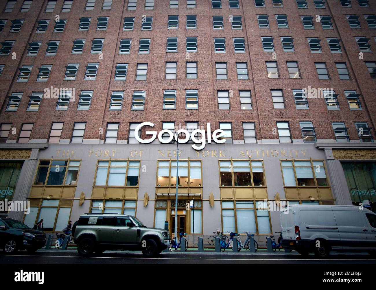 Bureaux Google à New York Banque D'Images