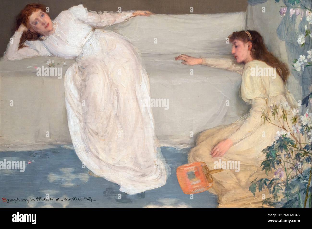 Symphony in White, no 3, James McNeill Whistler, 1865-1867, Banque D'Images