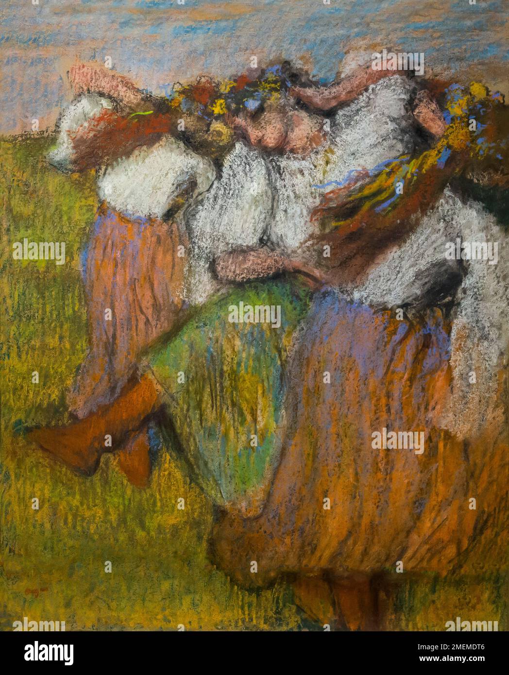 Danseurs ukrainiens, Edgar Degas, vers 1899, Banque D'Images