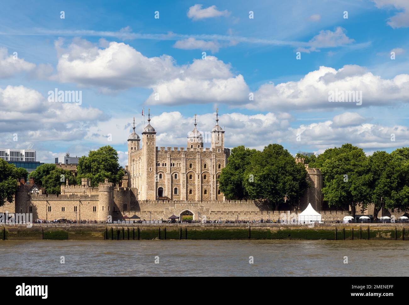 La Tour de Londres, le Palais Royal et la forteresse de la Tour de Londres, Londres, Angleterre Banque D'Images