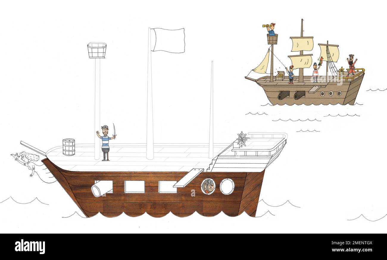 Pirates Banque D'Images