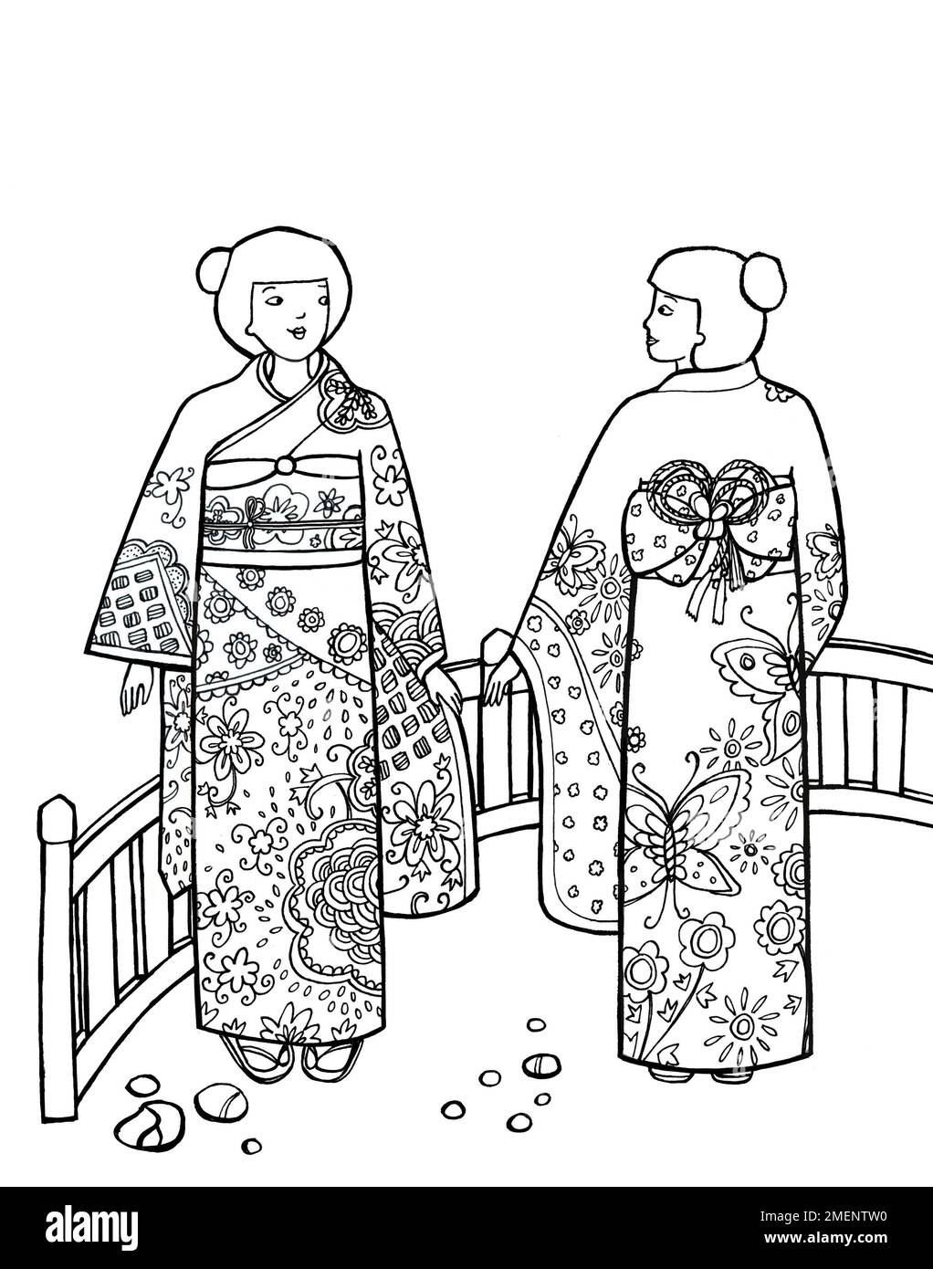 Robe d'Asie de l'est Banque D'Images Robe d'Asie de l'est Banque D'Images
