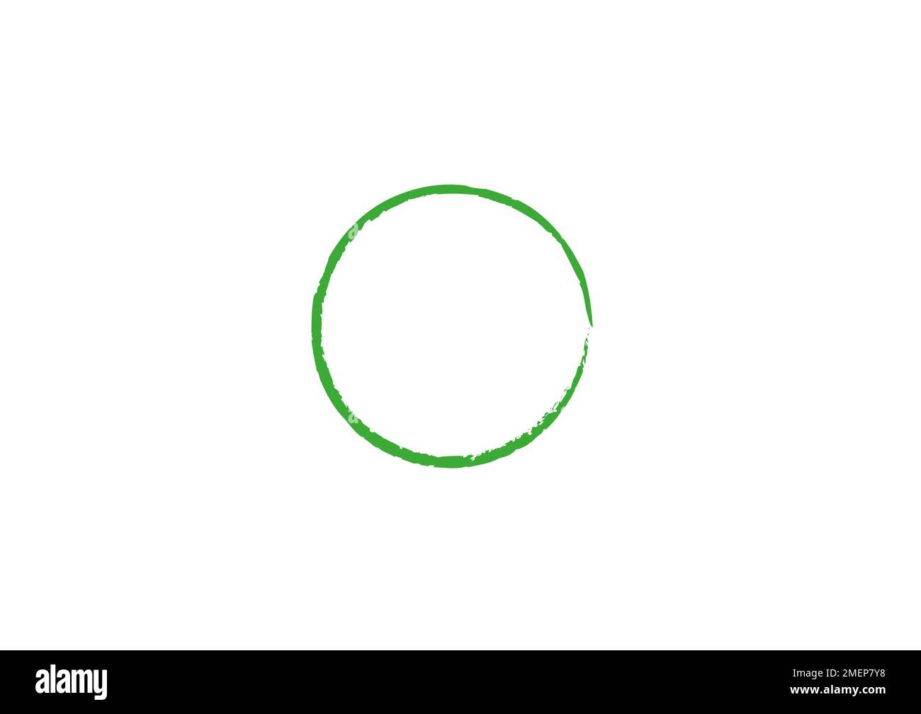 Cercle vert Banque D'Images