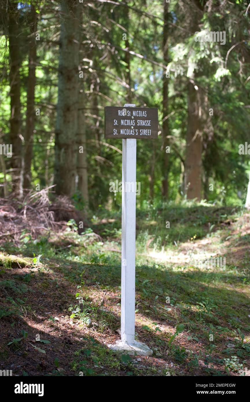 Insigne Militaire Verdun Rue Des Rouyers - Première Guerre Mondiale 1914-1918 Meuse