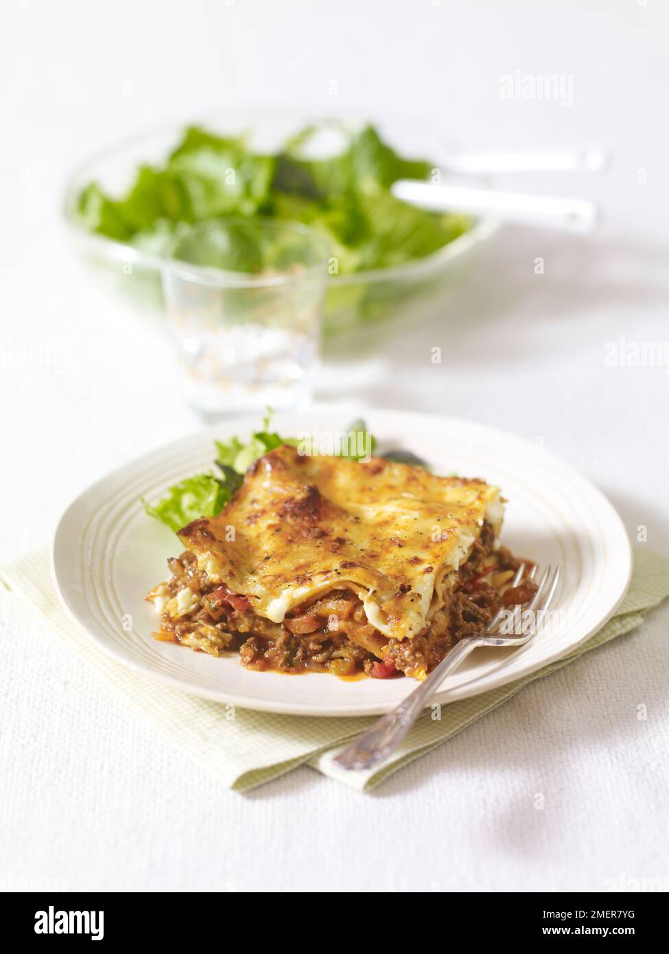 Lasagne Bolognese Banque D'Images