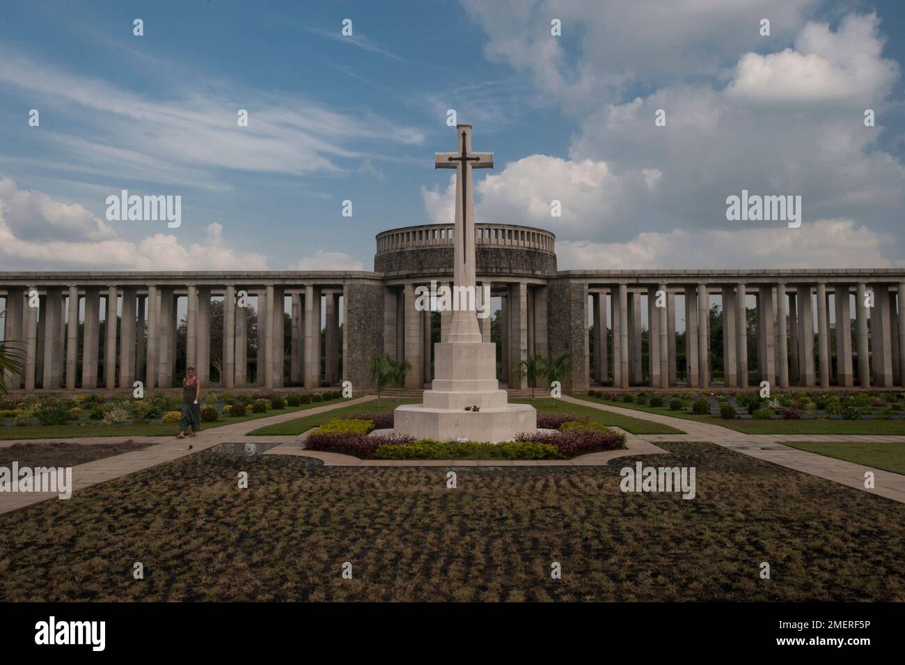 Myanmar, Yangon, cimetière de guerre de Taukkyan Banque D'Images