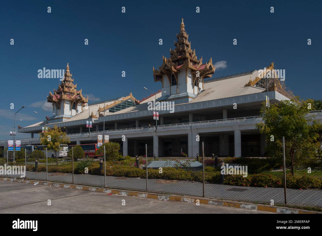 Myanmar, aéroport Banque D'Images