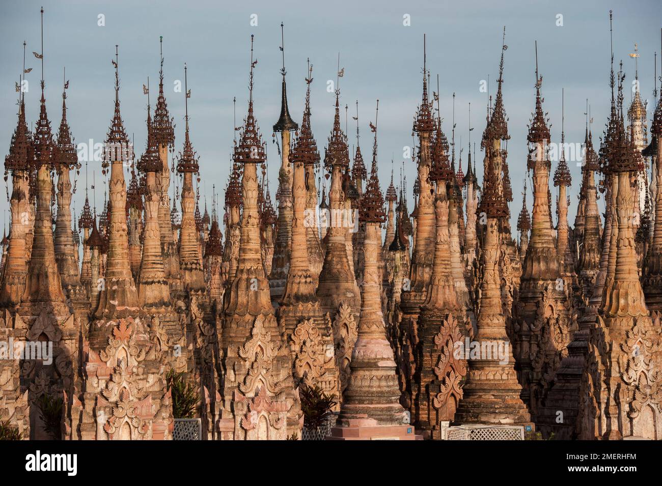 Myanmar, Myanmar de l'est, complexe Kakku stupa Banque D'Images