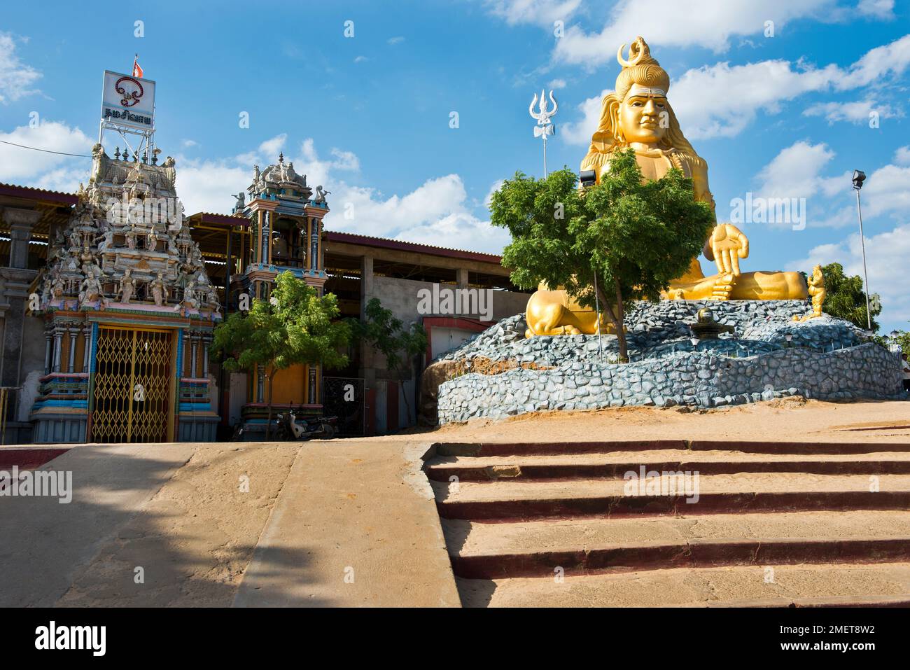 Koneswaram Kovil dédié à Lord Shiva à l'intérieur de fort Fredrick, Trincomalee, province orientale, Sri Lanka Banque D'Images