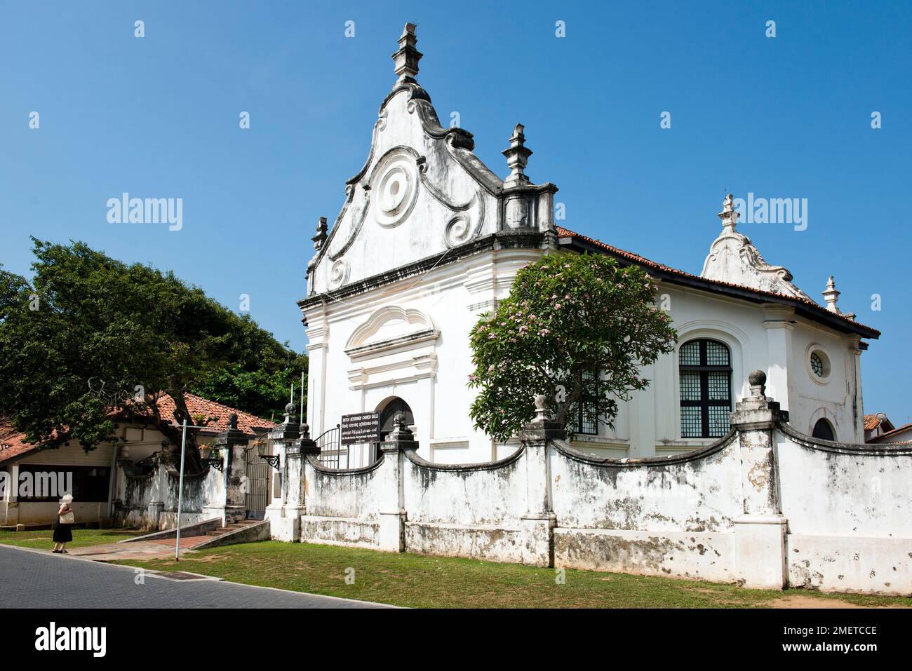 Église réformée néerlandaise, Galle, fort de Galle, province du Sud, Sri Lanka Banque D'Images