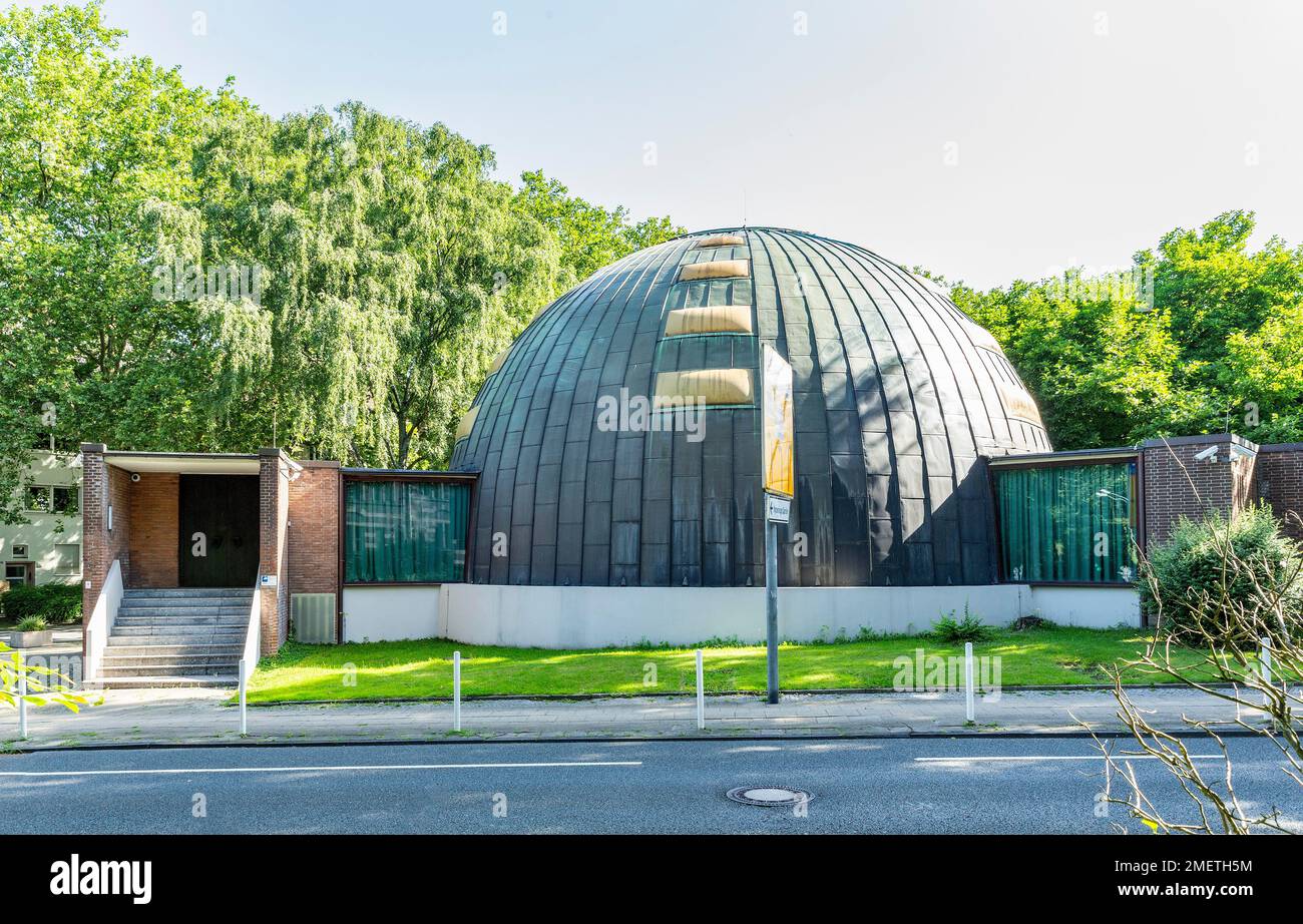 Synagogue avec centre communautaire à partir de 1959, Suedostviertel, Essen, région de la Ruhr, Rhénanie-du-Nord-Westphalie, Allemagne Banque D'Images