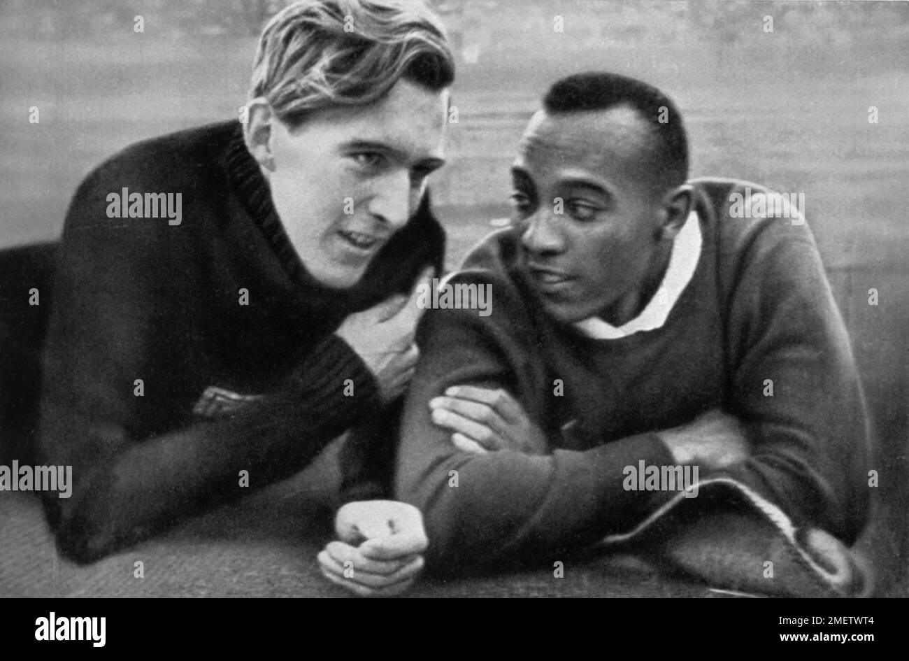 Jesse owens luz long Banque de photographies et d’images à haute résolution Alamy