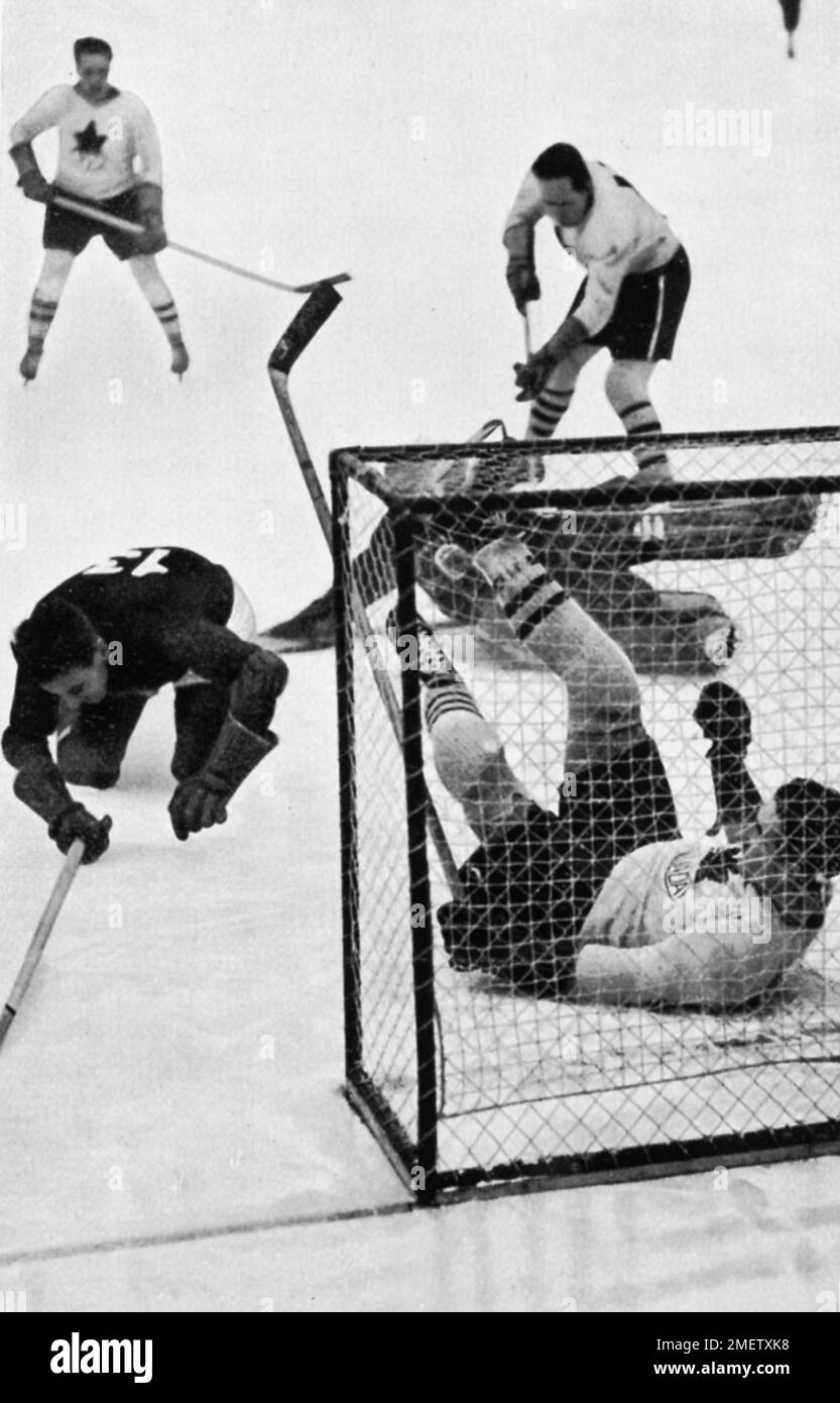 0 a été le résultat, la Lettonie, le hockey sur glace, le Canada a donc pris de l'assaut Banque D'Images