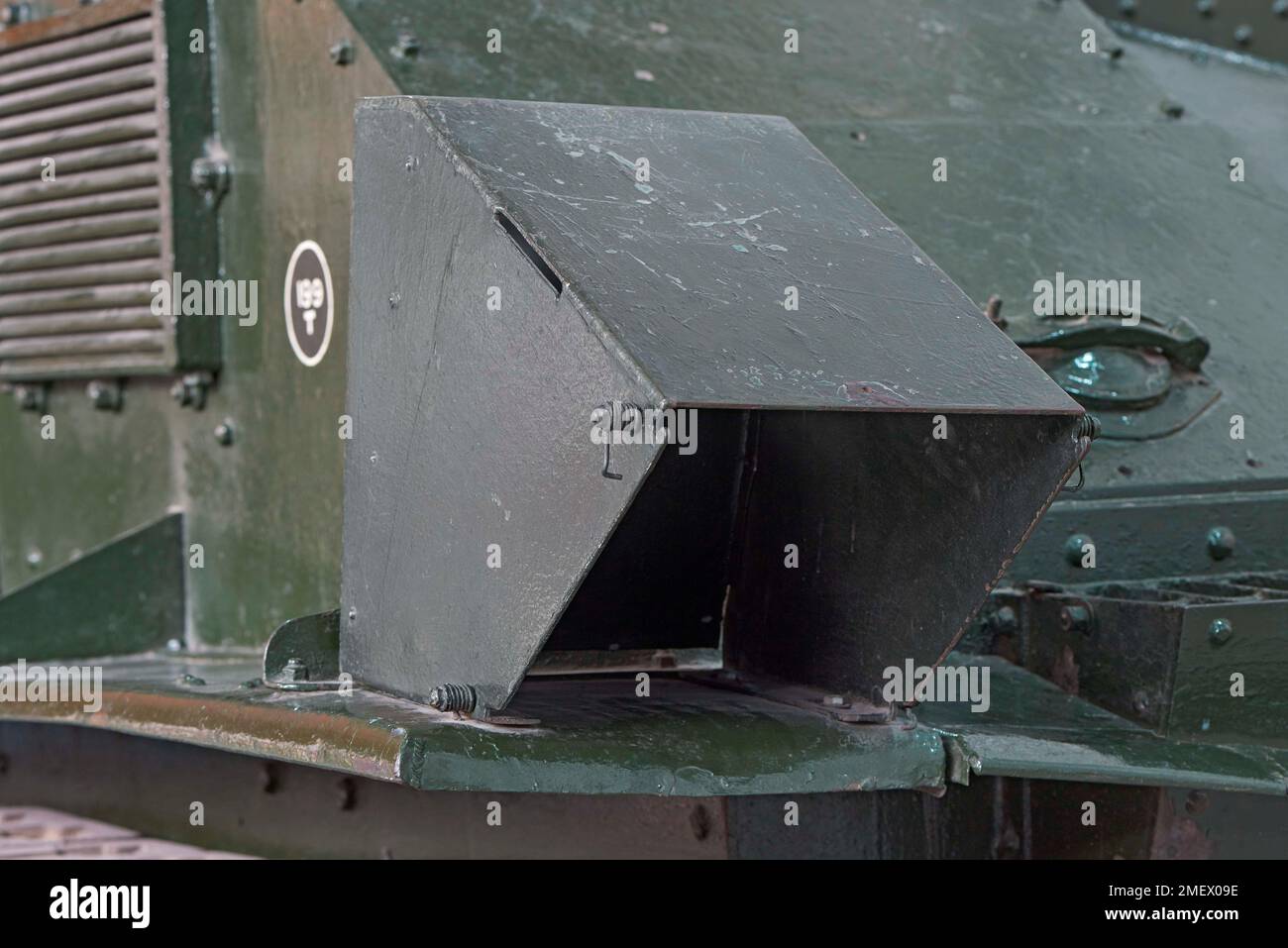 Vickers Medium Mark I, cache de phare Banque D'Images