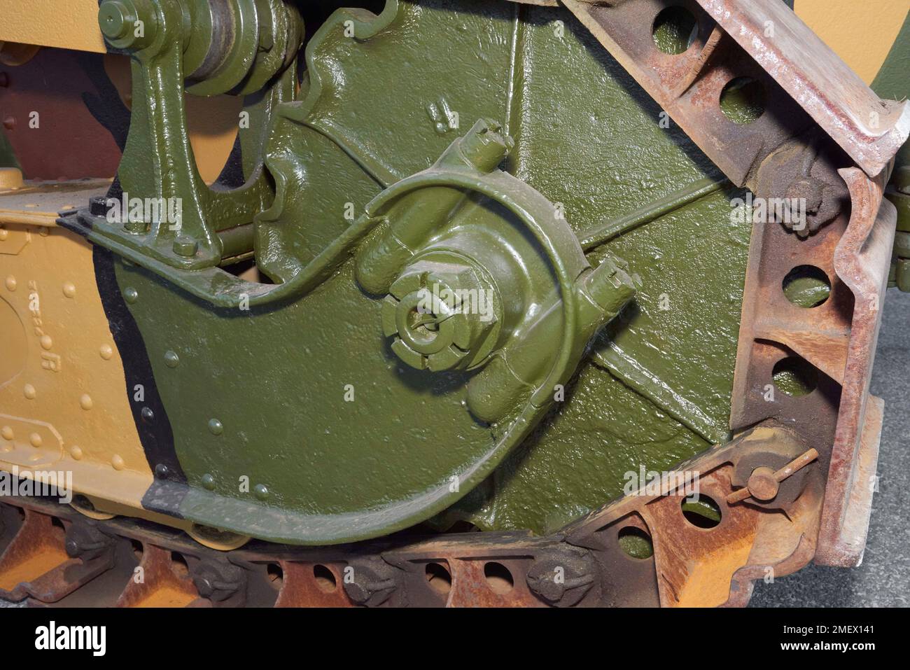 Renault FT-17, pignon d'entraînement Banque D'Images