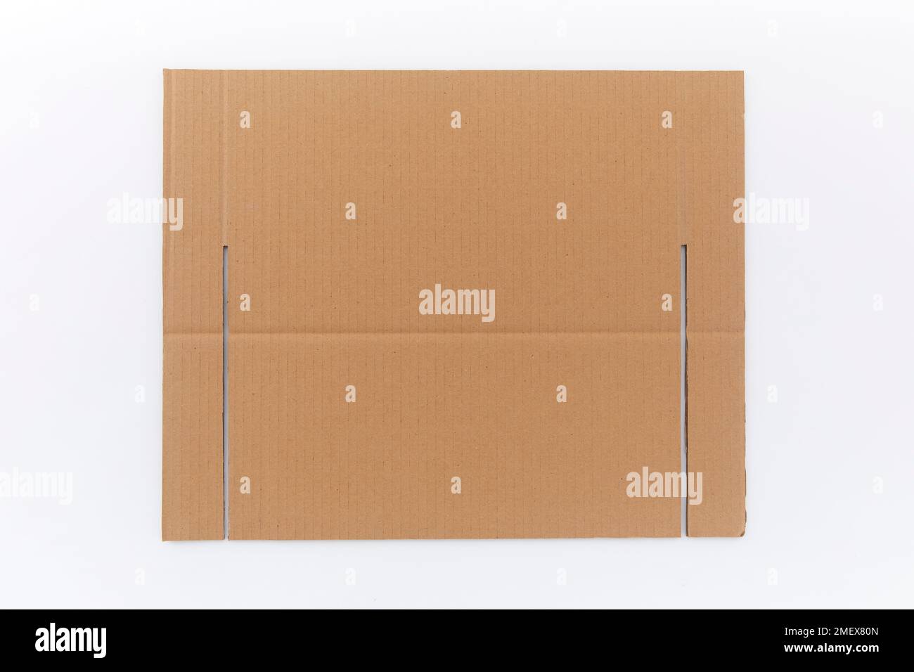 Recyclage des boîtes en carton - château en carton - pièce centrale Banque D'Images