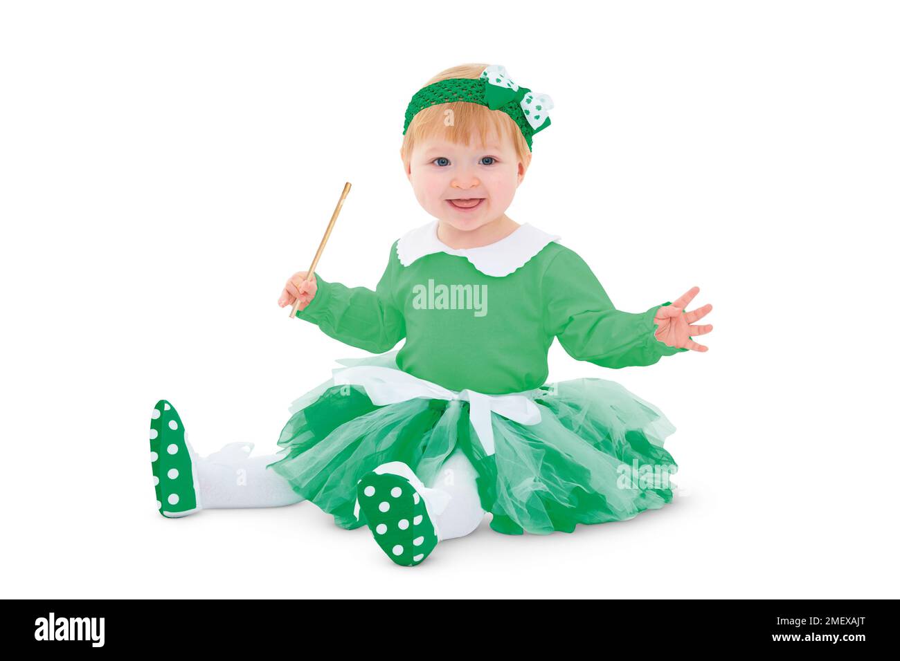 St Patrick's Day Baby Banque D'Images