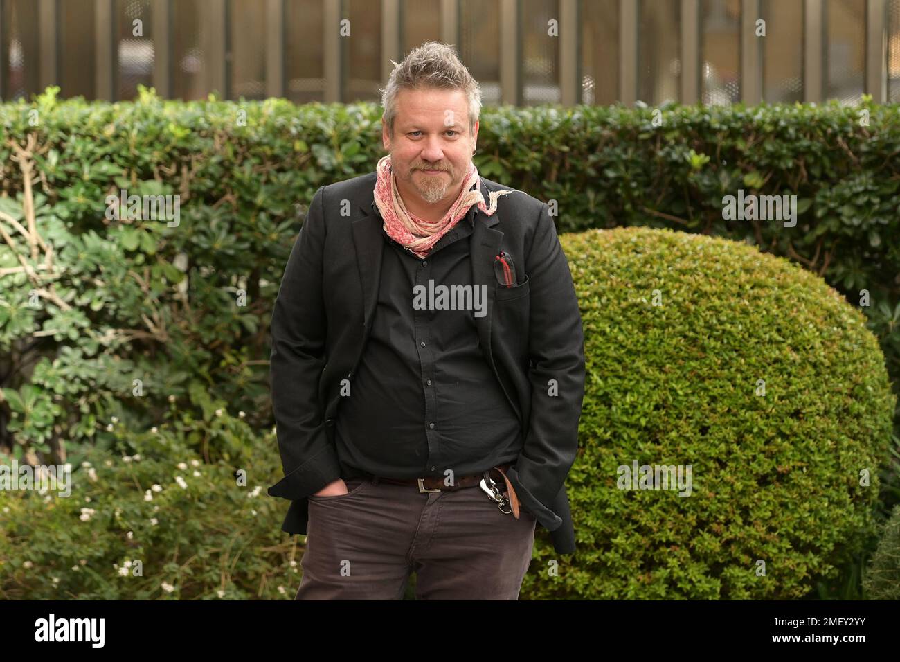 Roma, Italie. 24th janvier 2023. Gianluca Gobbi assiste à la photocall de la fiction Rai 'Fiori sopra l'inferno' au centre de Rai Viale Mazzini. Crédit : SOPA Images Limited/Alamy Live News Banque D'Images