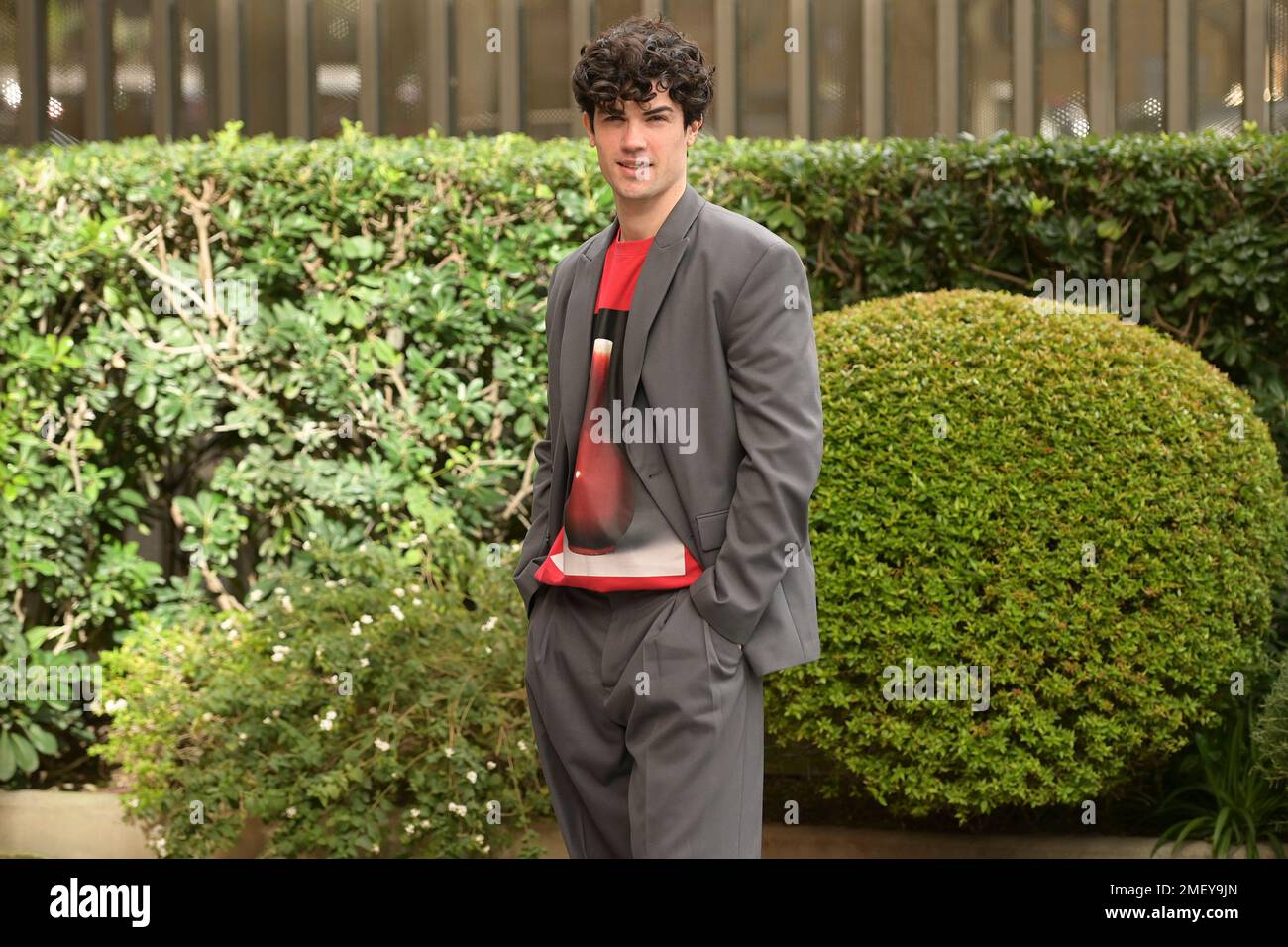 Roma, Italie. 24th janvier 2023. Giuseppe Spata participe à la photocall de la fiction Rai 'Fiori sopra l'inferno' au centre Rai Viale Mazzini. (Photo de Mario Cartelli/SOPA Images/Sipa USA) crédit: SIPA USA/Alay Live News Banque D'Images