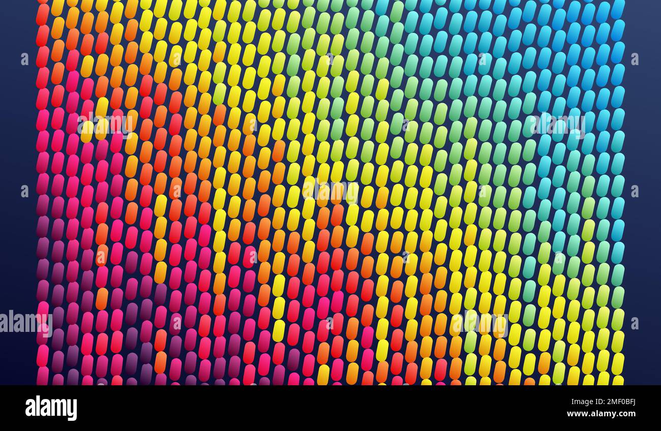 Arrière-plan abstrait avec des ovales de couleur. Illustration vectorielle. Illustration de Vecteur