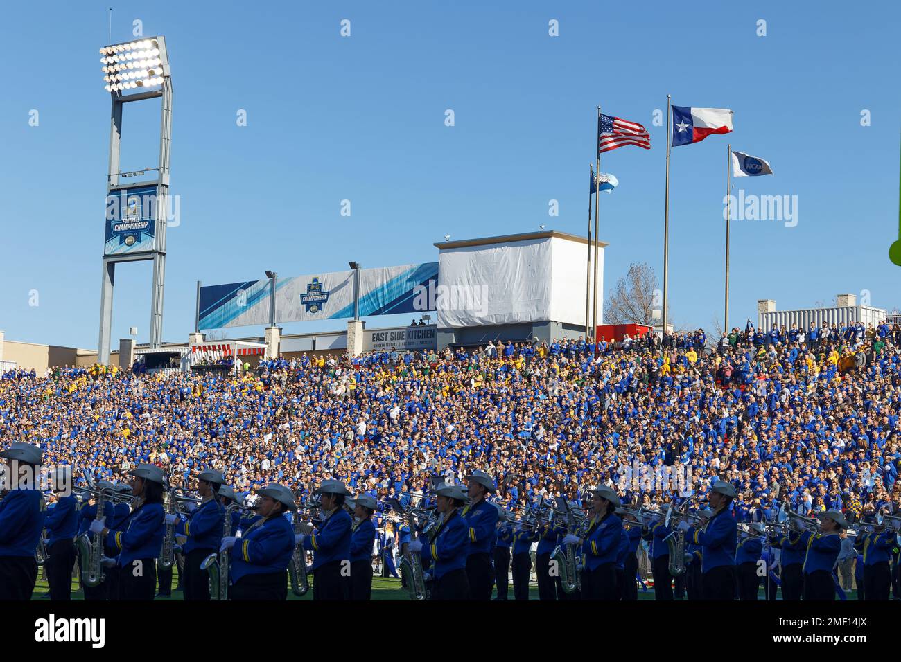 Toyota Stadium avant le coup d'envoi du North Dakota State Bison contre le South Dakota State Jacklapines dans la NCAA Division I FCS National Cham 2023 Banque D'Images