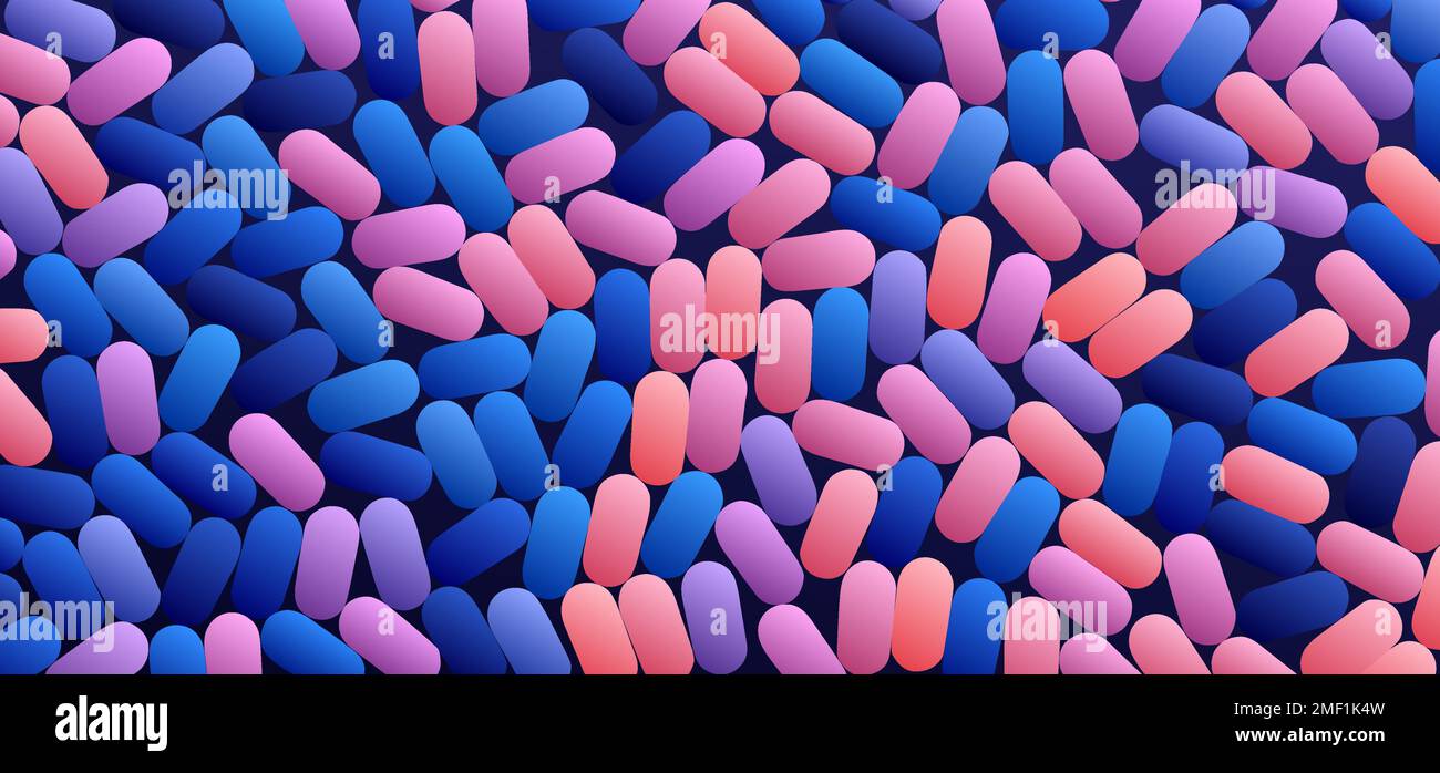 Arrière-plan abstrait avec des ovales de couleur. Illustration vectorielle. Illustration de Vecteur