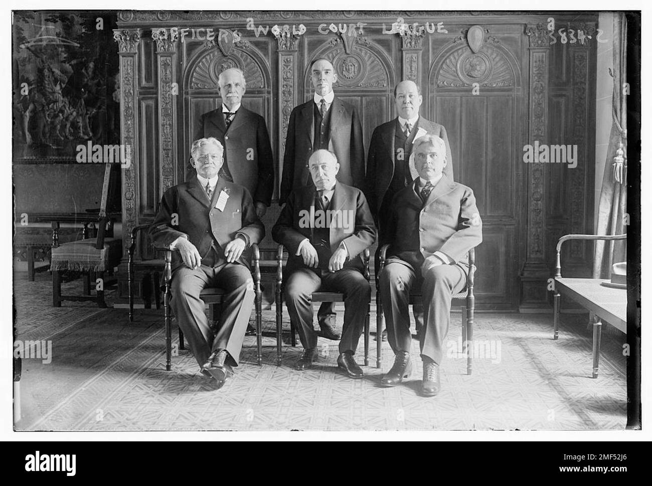 World's court League en 1916, Banque D'Images