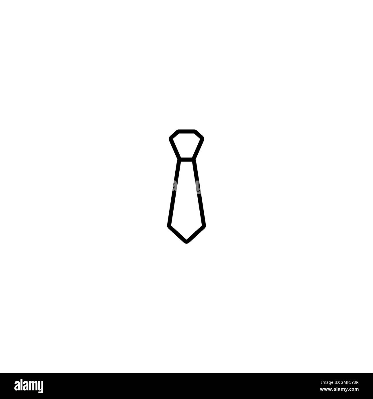 icône de cravate isolée sur fond blanc. Silhouette de cravate pour homme. Affiche du code vestimentaire. Homme, homme, symbole masculin. Illustration vectorielle plate. Illustration de Vecteur