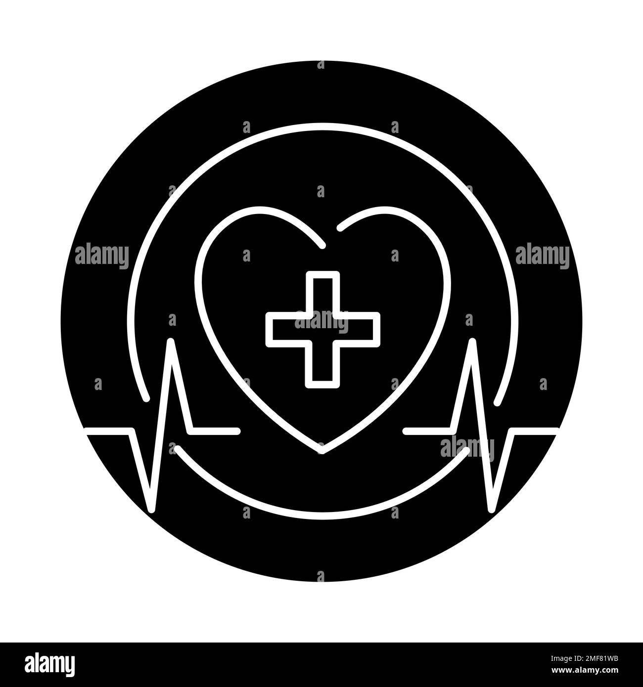 Bonne santé et bien-être icône noire. Responsabilité sociale de l'entreprise. Pictogramme pour publicité, Web, application mobile. Élément de conception UI UX. Contour modifiable Illustration de Vecteur