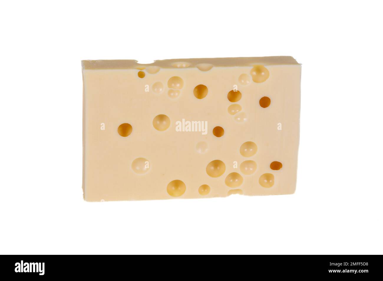 Morceau de fromage dur Gruyere classé de type suisse de fromage alpin comme emmental Banque D'Images