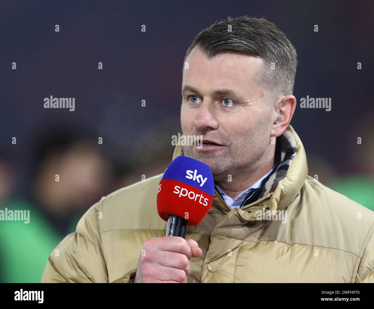 Southampton, Royaume-Uni. 24th janvier 2023. Shay donné est vu lors d'une présentation pour Sky Sports lors du match de la Carabao Cup au stade St Mary's, Southampton. Le crédit photo devrait se lire: Paul Terry/Sportimage crédit: Sportimage/Alay Live News Banque D'Images