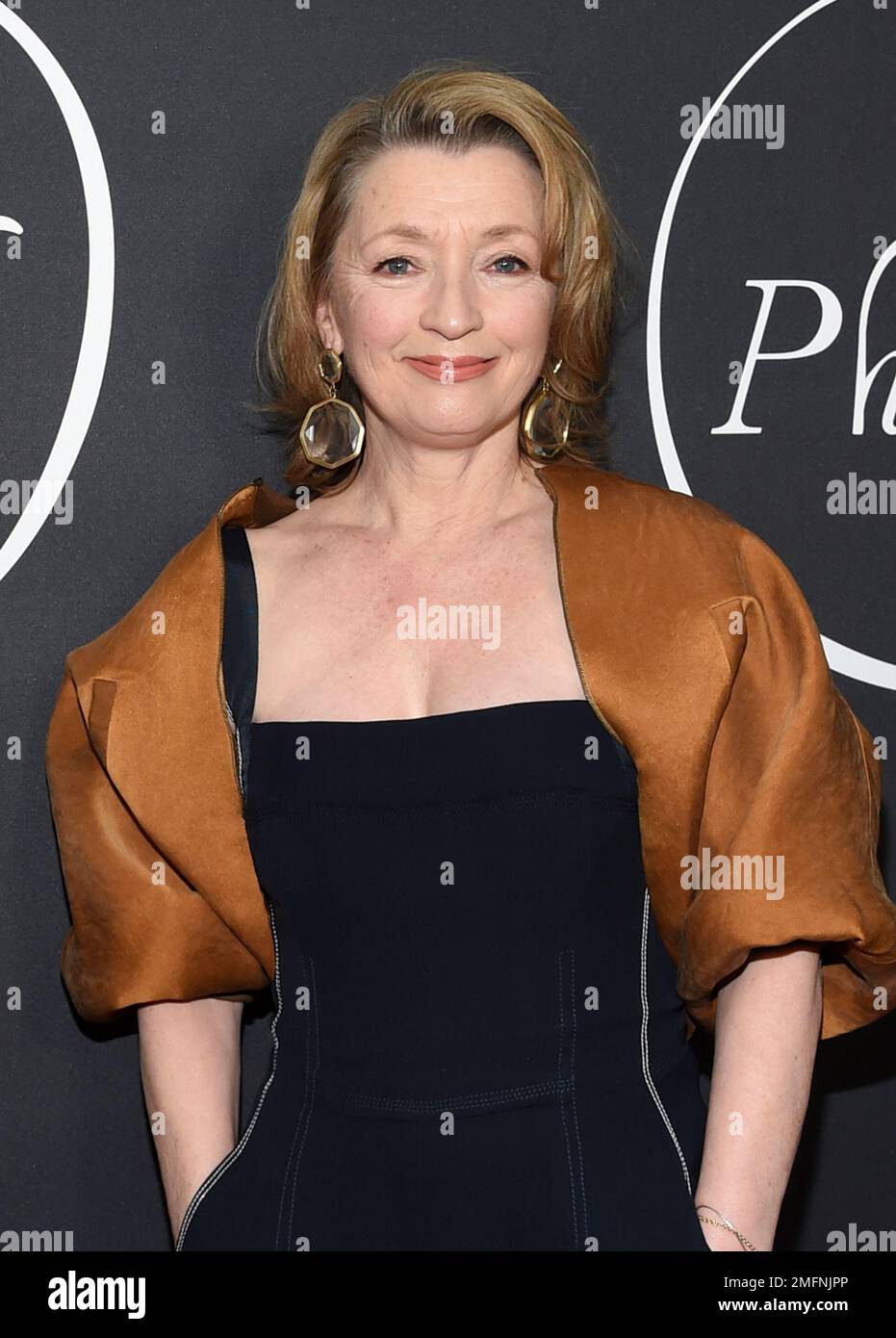 FILE - Actress Lesley Manville appears at the premiere party for ...