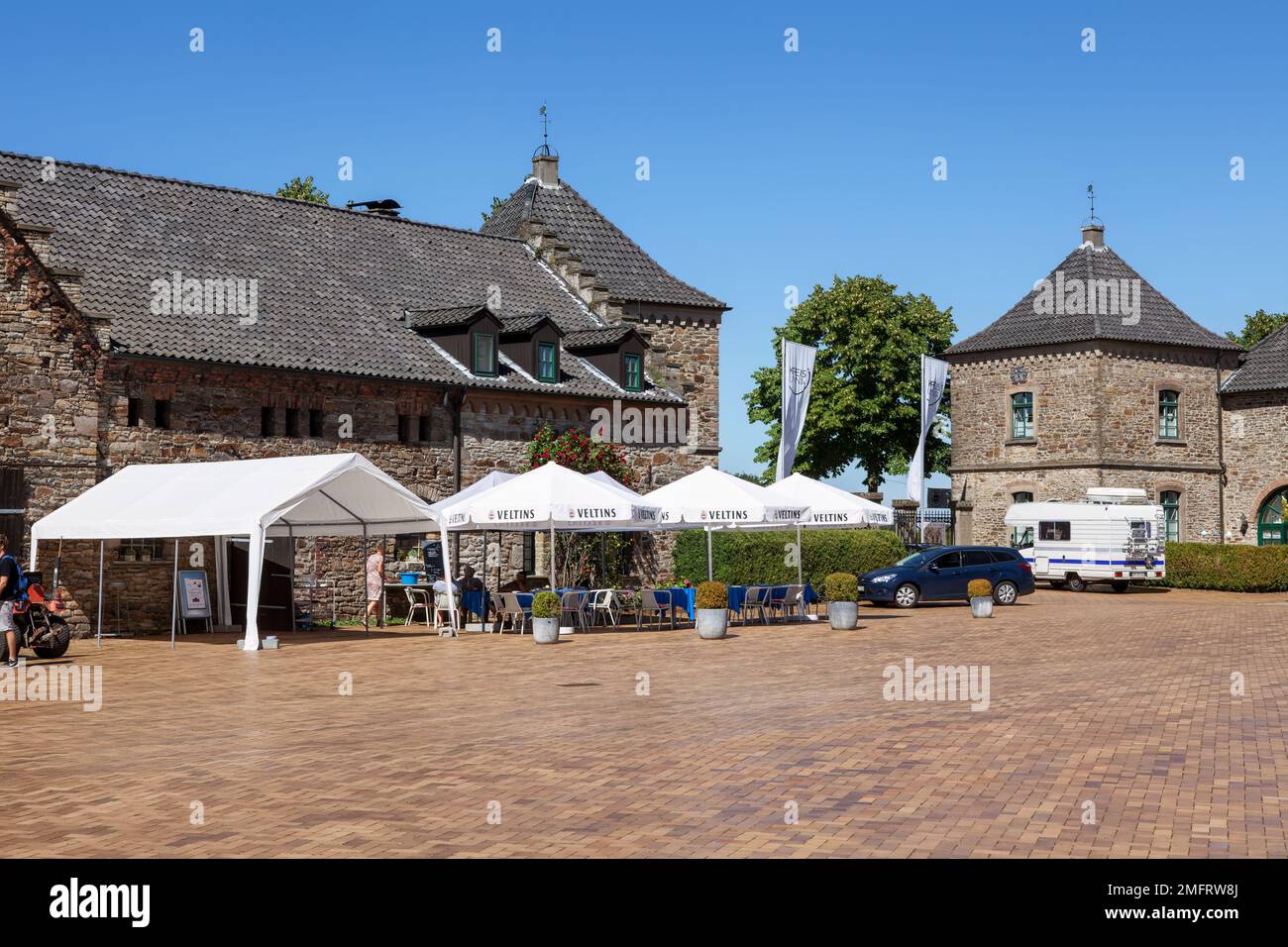 Dépendances de la Haus Opherdicke, Holzwickede, quartier d'Unna, Rhénanie-du-Nord-Westphalie, Allemagne Banque D'Images