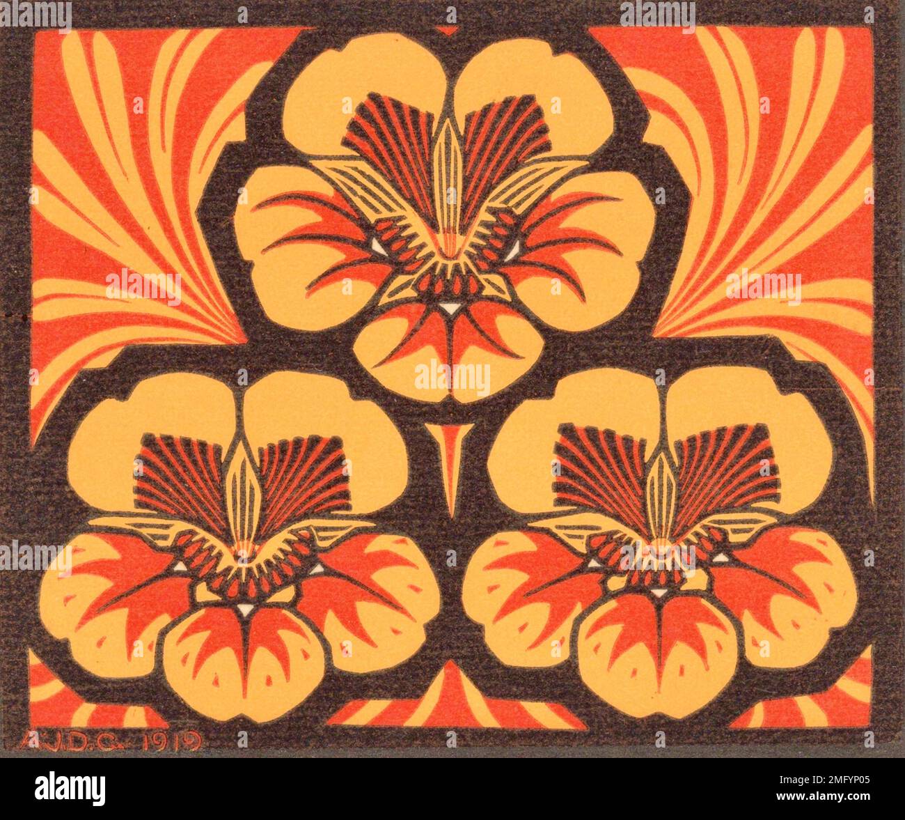 Julie de Graag - Cerise indienne de l'est - 1919 Banque D'Images