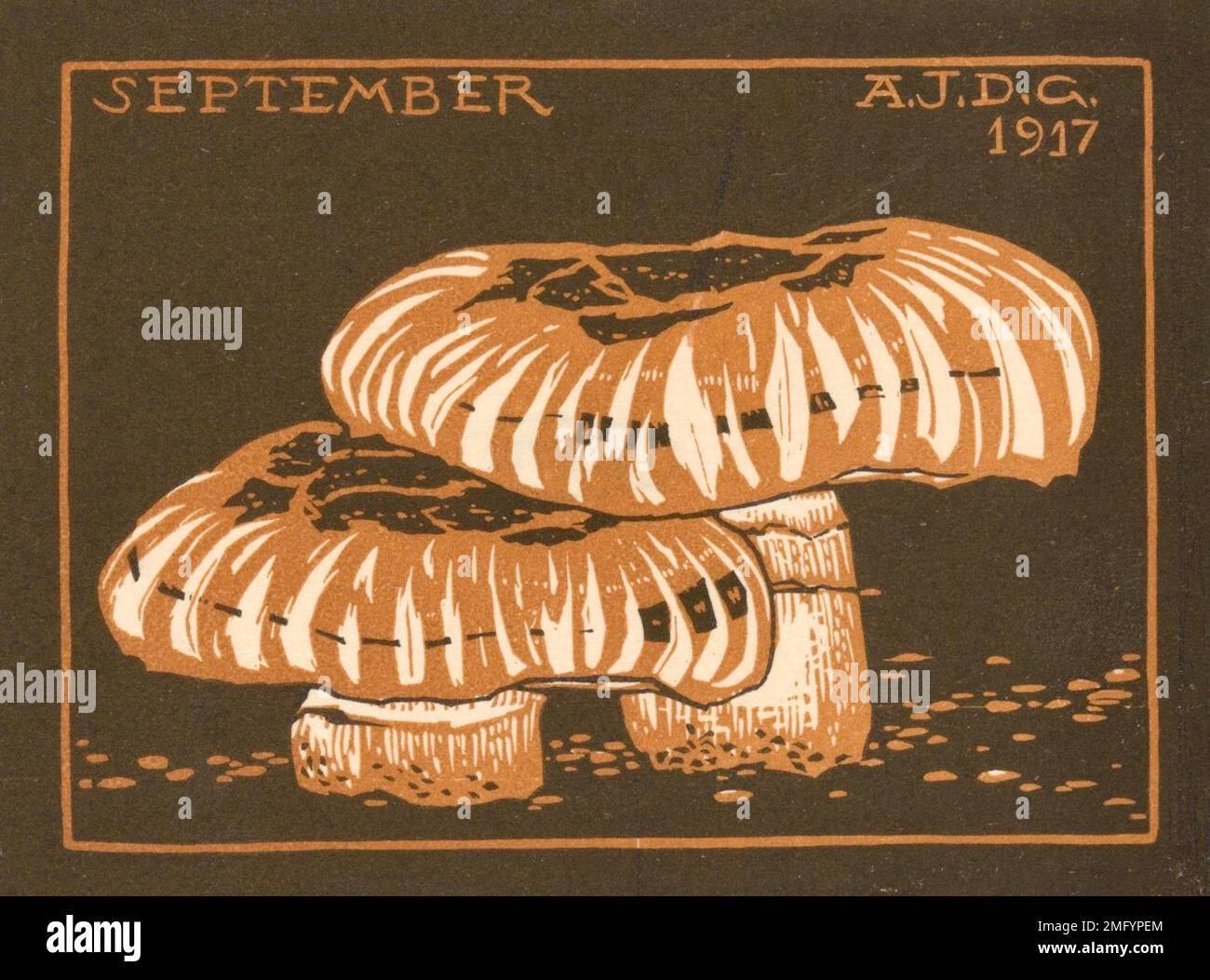 Julie de Graag - septembre - 1917 Banque D'Images