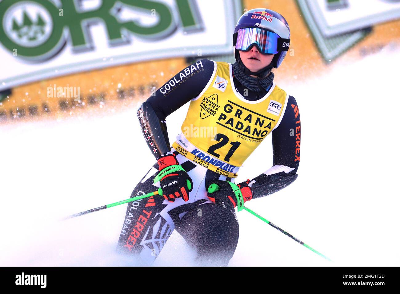 Kronplatz, Tyrol du Sud, Italie. 25th janvier 2023. 2023 Audi FIS ski World Cup, Kronplatz; Alice Robinson (NZL) crédit: Action plus Sports/Alay Live News Banque D'Images