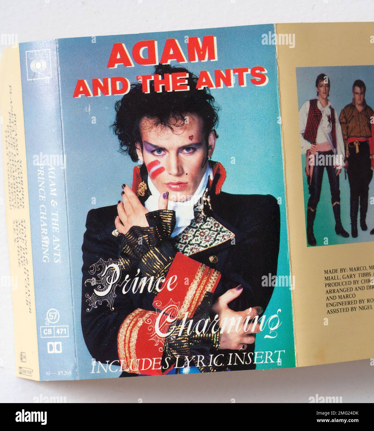 Adam et The Ants Prince Charming Music cassette Banque D'Images